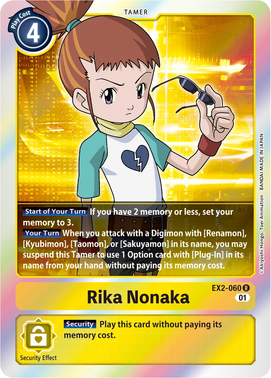 Digimon Karte [EX2-060] Rika Nonaka - Game.kiwi